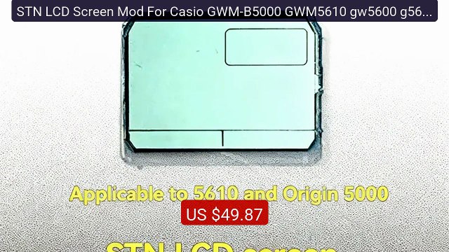 STN LCD Screen Mod For Casio GWM-B5000 GWM5610 gw5600 g5600... Top Pick 2026 | Unbeatable Price!