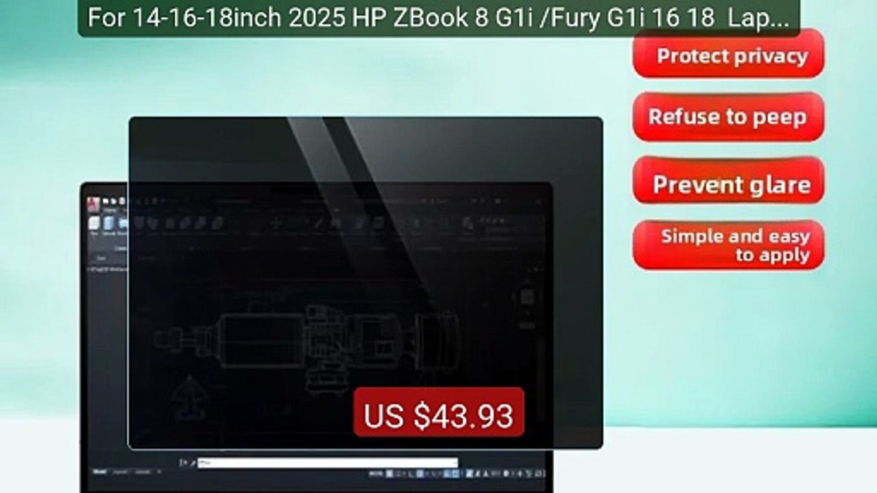 For 14-16-18inch 2025 HP ZBook 8 G1i /Fury G1i 16 18  Laptop ... -- Amazing Value 2026 | Must Have!