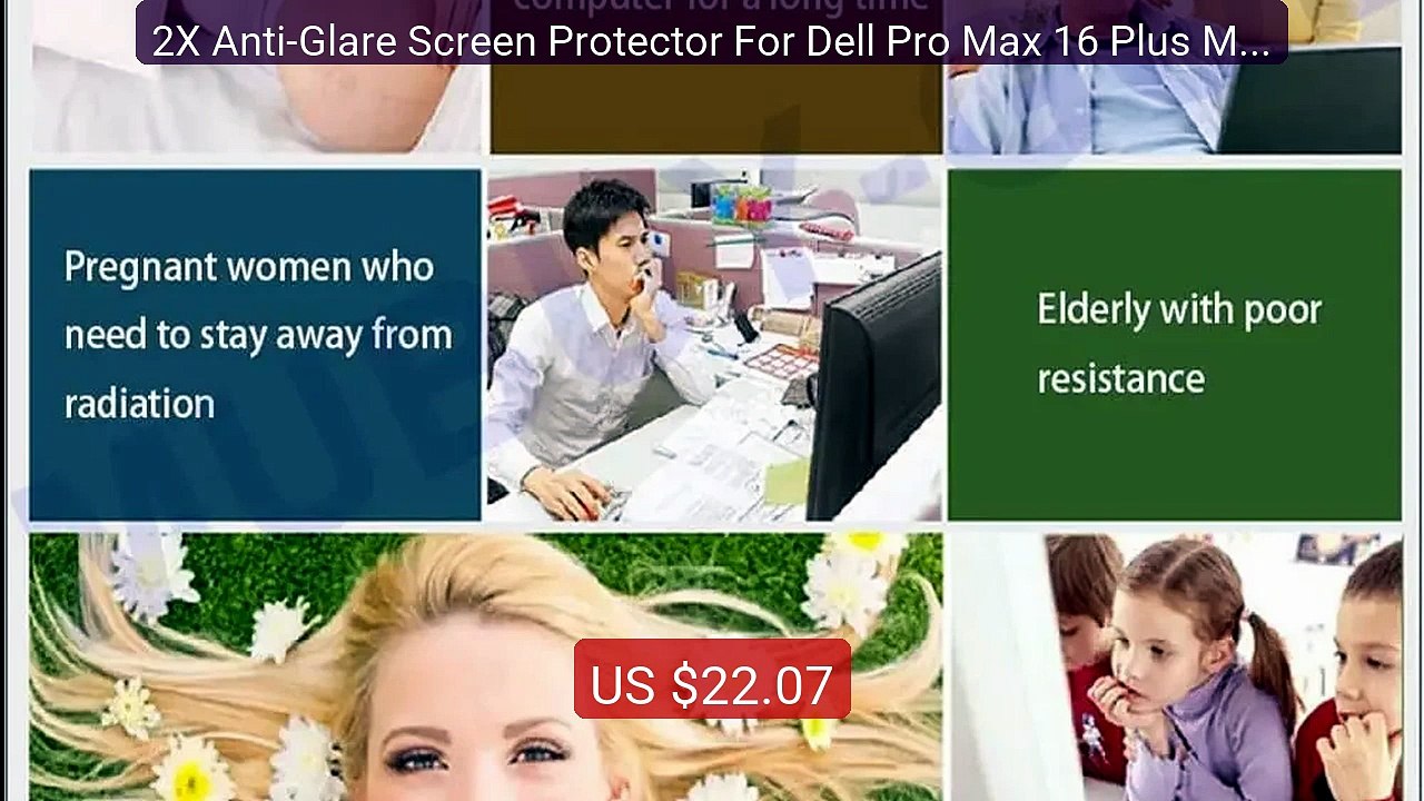 2X Anti-Glare Screen Protector For Dell Pro Max 16 Plus MB1625... -- Best Buy 2026 | Great Quality!