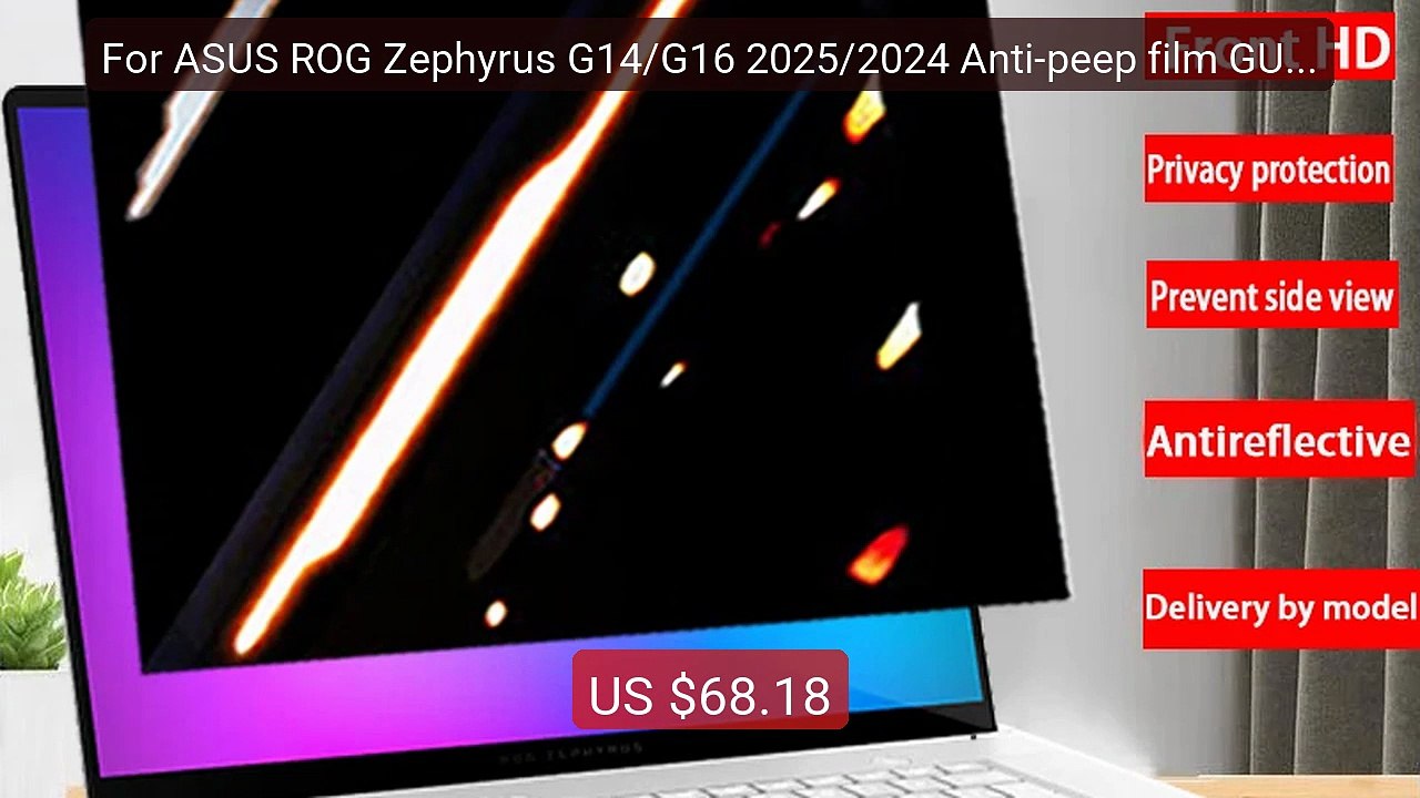 For ASUS ROG Zephyrus G14/G16 2025/2024 Anti-peep film GU605CX/GA40... -- Top Rated 2026 | Buy Now!