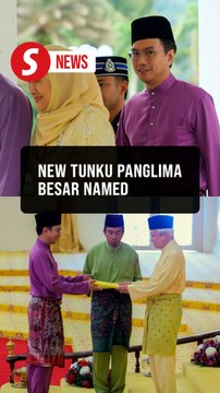 Tunku Zain proclaimed as Tunku Panglima Besar of Negri Sembilan