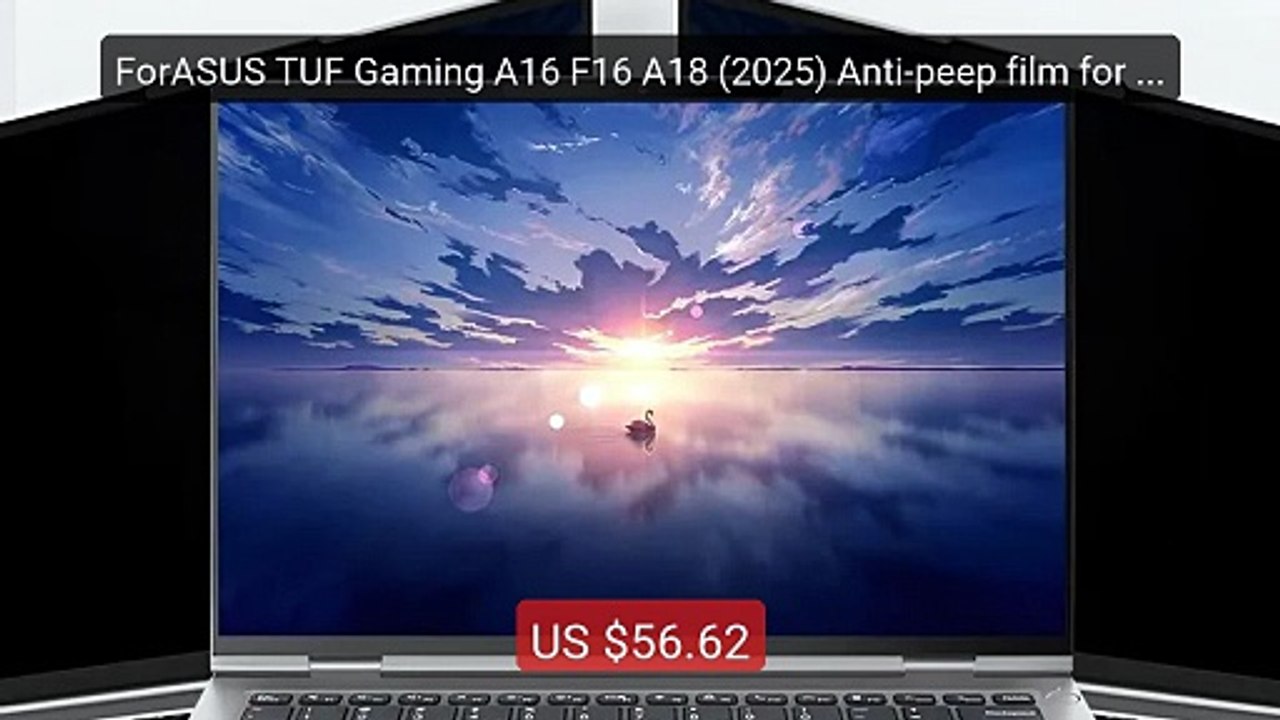 ForASUS TUF Gaming A16 F16 A18 (2025) Anti-peep film for note... -- Amazing Value 2026 | Must Have!