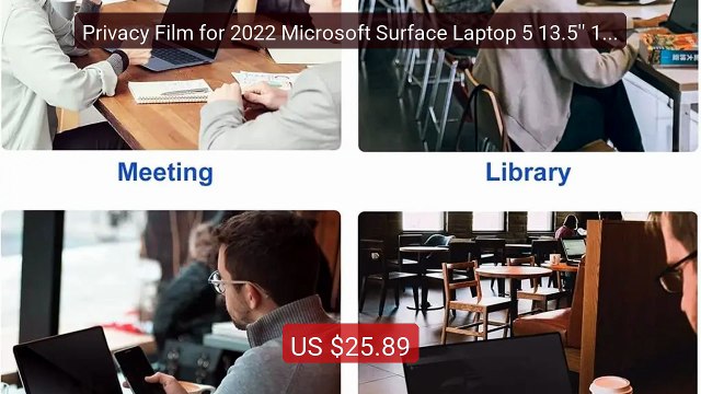 Privacy Film for 2022 Microsoft Surface Laptop 5 13.5'' 15'' ... Amazing Value 2026 | Must Have!