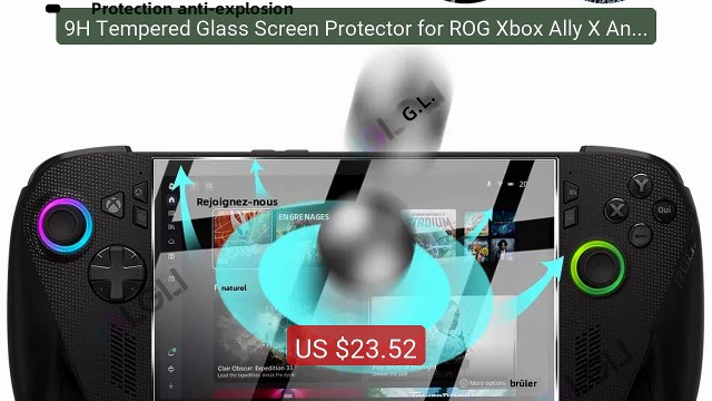 9H Tempered Glass Screen Protector for ROG Xbox Ally X Anti... Top Pick 2026 | Unbeatable Price!