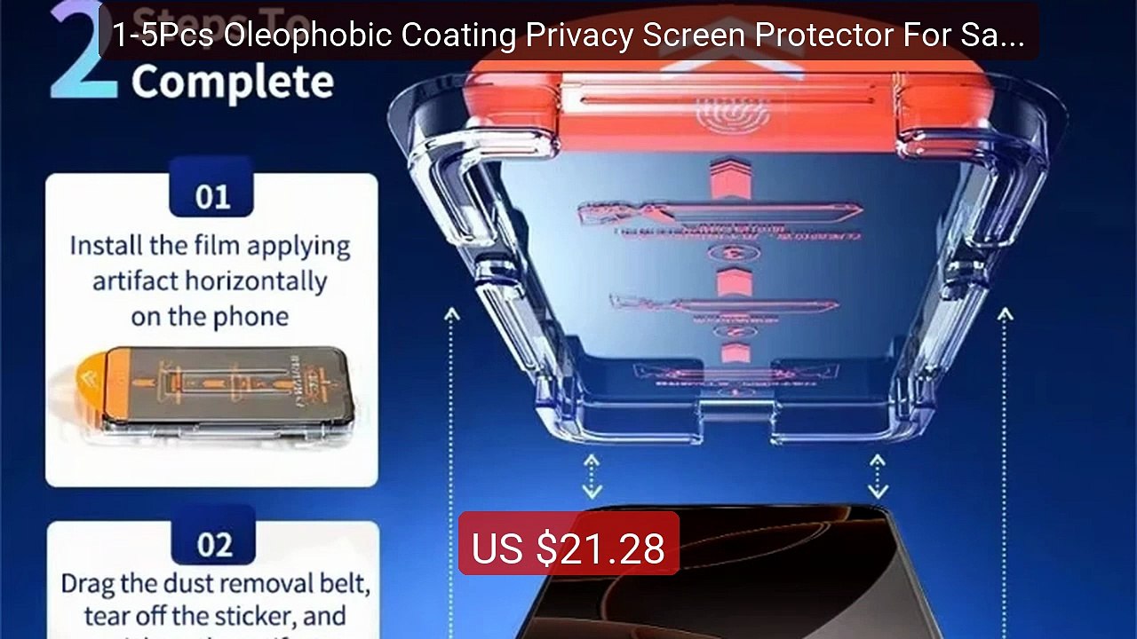 1-5Pcs Oleophobic Coating Privacy Screen Protector For Samsung A56... -- Best Deal 2026 | Shop Now!