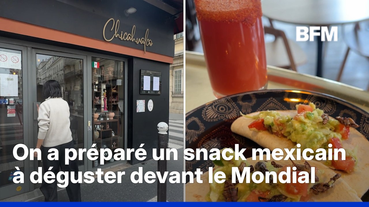 Mondial: quel snack mange-t-on au Mexique devant un match de foot?