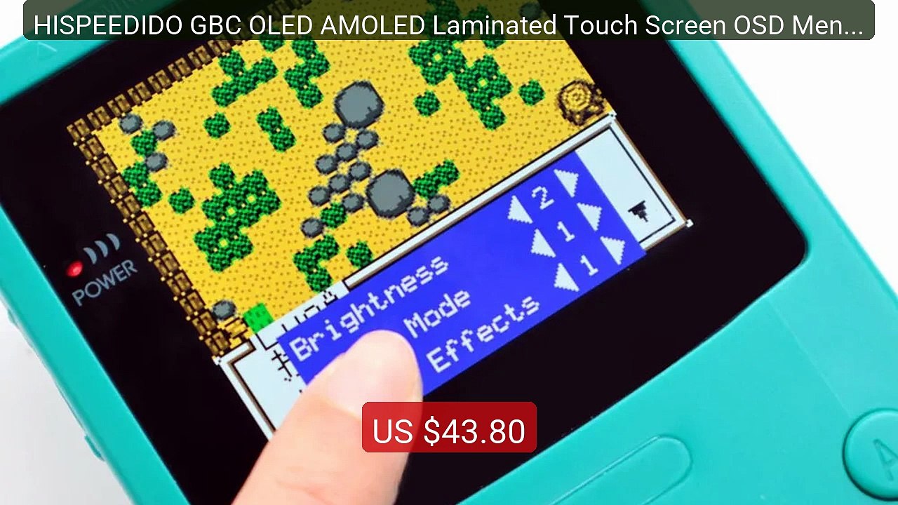 HISPEEDIDO GBC OLED AMOLED Laminated Touch Screen OSD Menu RETRO PI... -- Top Rated 2026 | Buy Now!