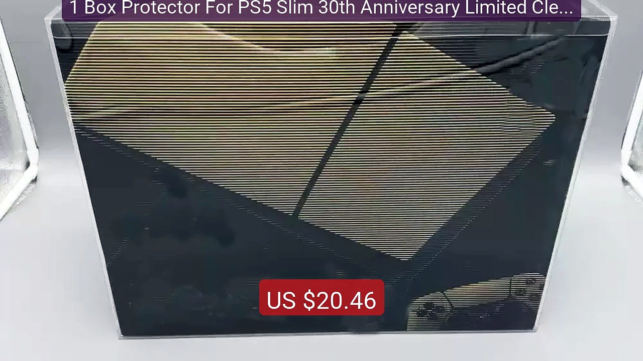 1 Box Protector For PS5 Slim 30th Anniversary Limited Clear Di... -- Best Buy 2026 | Great Quality!