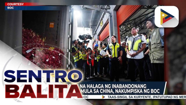 Higit P86M na halaga ng inabandonang fresh red onions mula sa China, nakumpiska ng BOC
