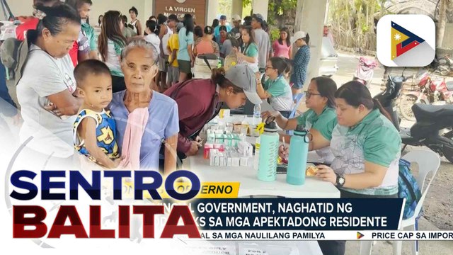 Mga residente sa Badoc, Ilocos Norte na apektado ng mild oil spill, hinatiran ng tulong; lagay ng kalusugan ng mga apektadong residente, pinasuri rin | ulat ni Jude Pitpitan - Radyo Pilipinas Laoag
