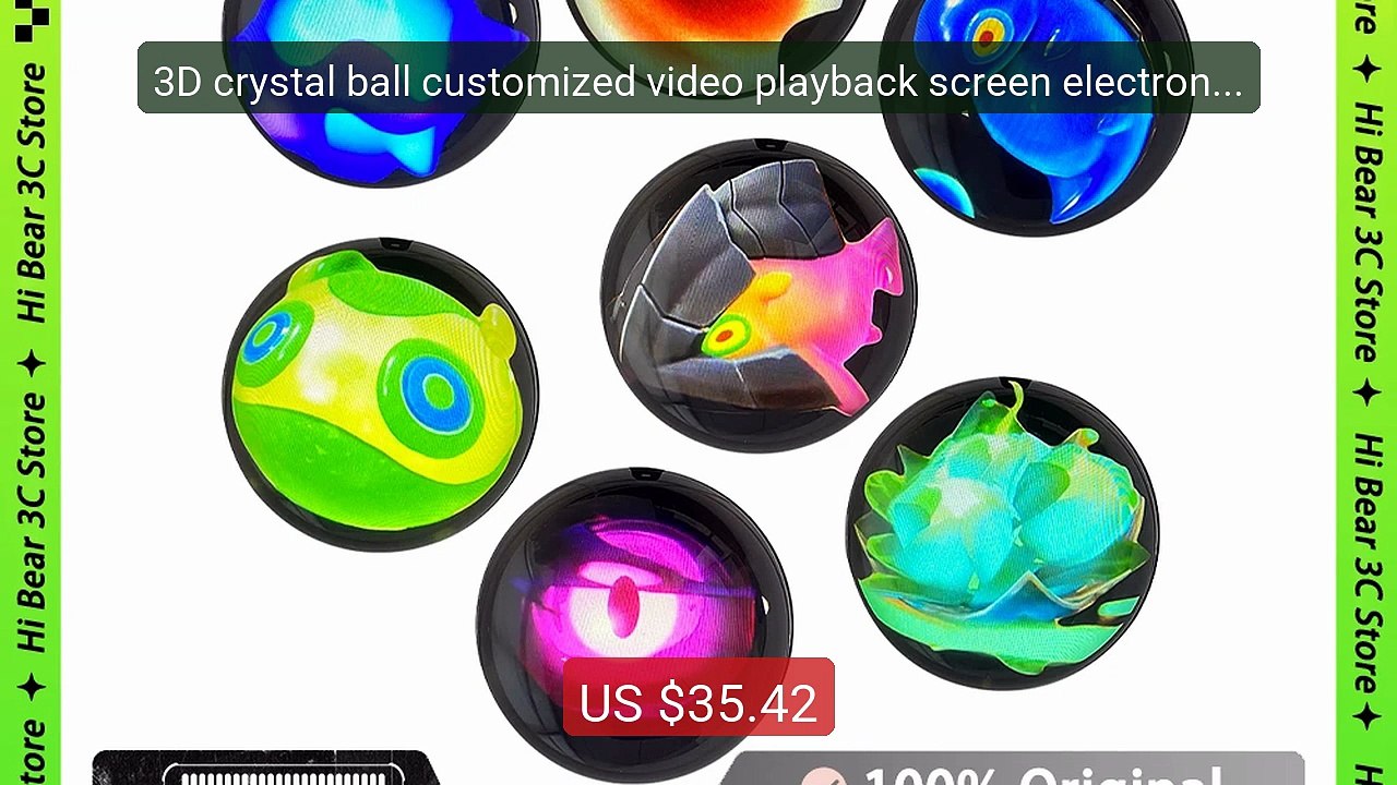 3D crystal ball customized video playback screen electronic ball, ... -- Best Deal 2026 | Shop Now!