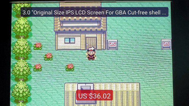 3.0 Original Size IPS LCD Screen For GBA Cut-free shell No... Top Pick 2026 | Unbeatable Price!