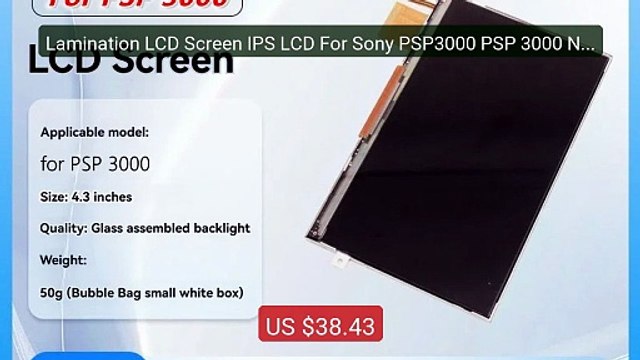 Lamination LCD Screen IPS LCD For Sony PSP3000 PSP 3000 Not Su... Best Buy 2026 | Great Quality!