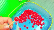 Clay Beads Luminous Colorful Glitter Rose Flower White Pearls, 22MM, Random Mix