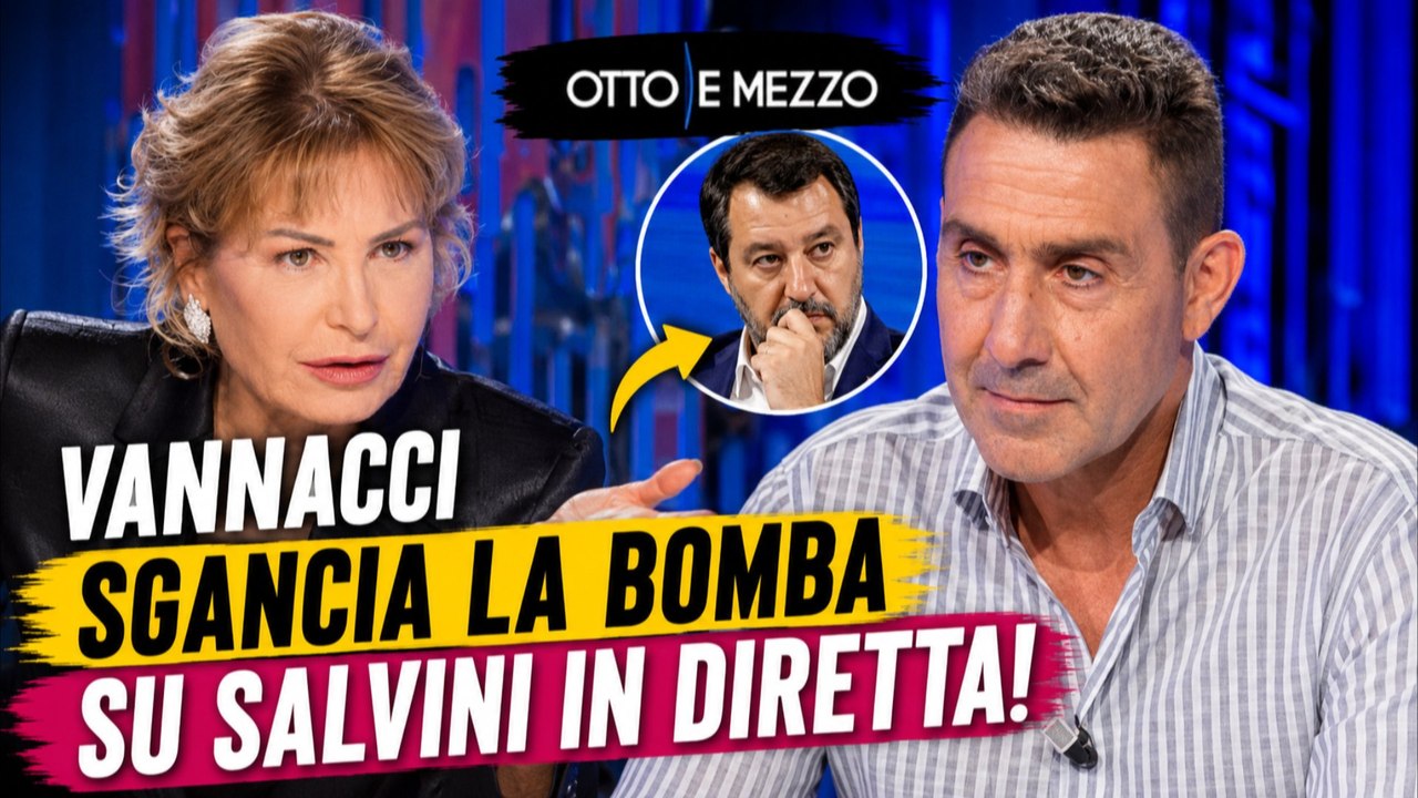 Otto e Mezzo, Vannacci sgancia la bomba su Salvini in diretta