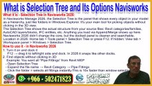 What is Selection Tree & How to use Different Options in Navisworks
