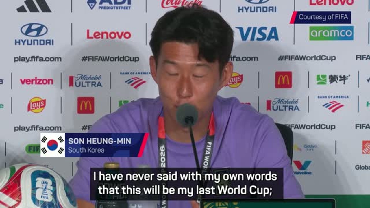 Son Heung-min responds to 'last World Cup' rumours