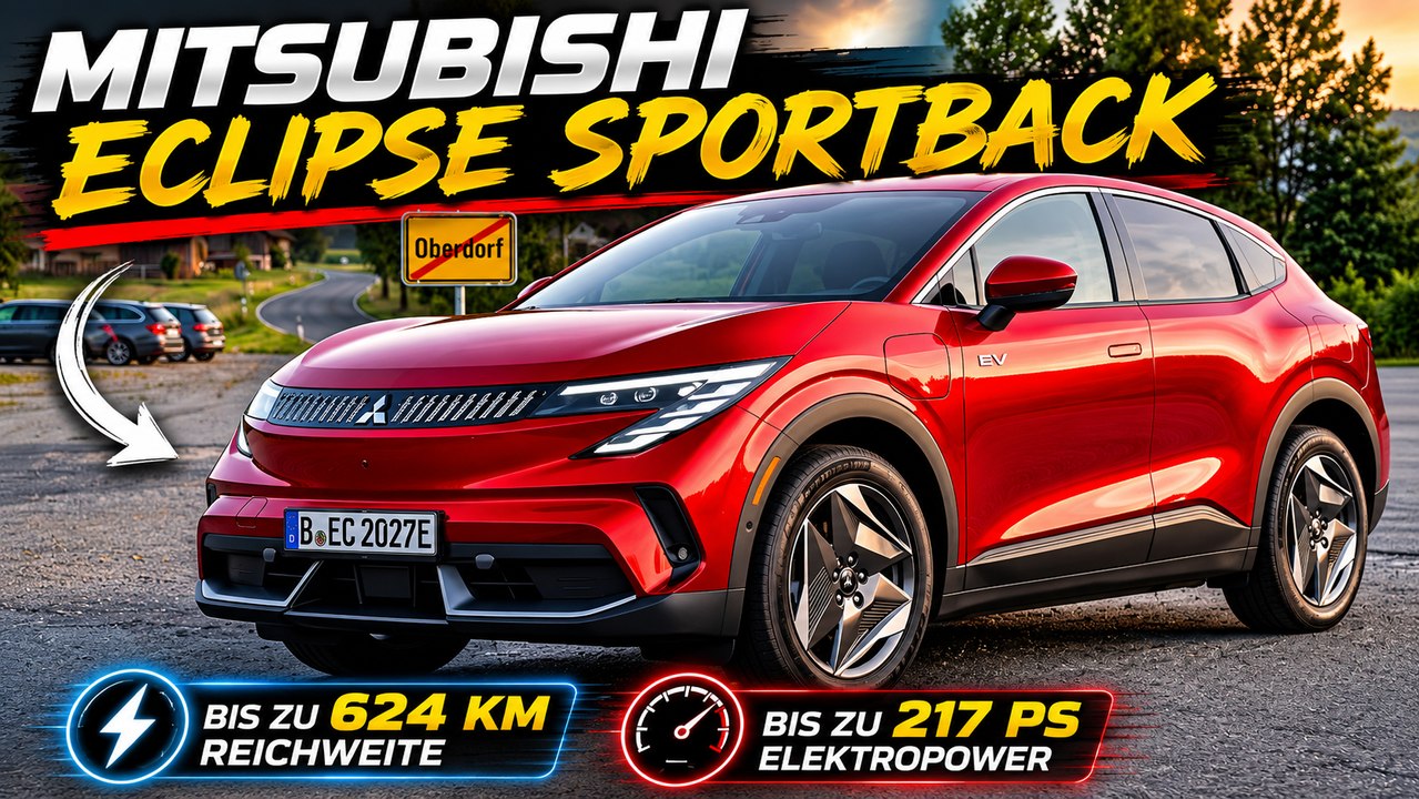 2027 Mitsubishi Eclipse Sportback mit bis zu 624 km Reichweite