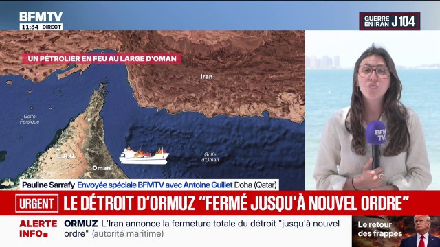 Guerre au Moyen-Orient: l'Iran garantit que le détroit d'Ormuz est fermé jusqu'à nouvel ordre malgré les démentis américains