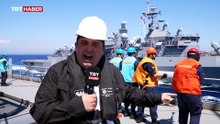 Türk mühendislerin eseri TCG Derya lojistik gücünü sergiliyor