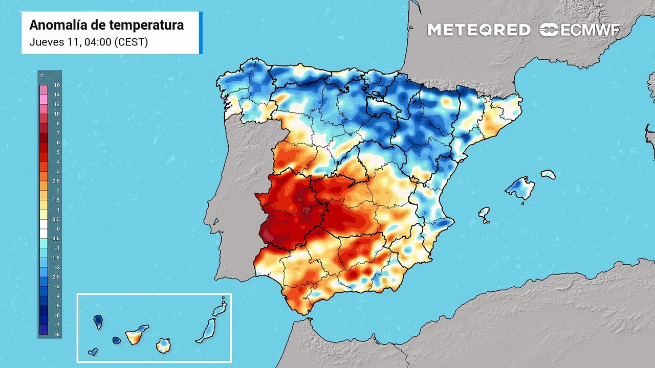 Anomalías de temperatura