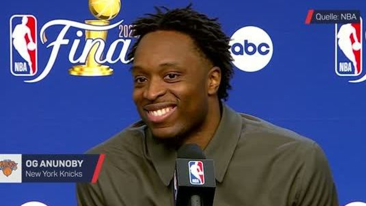 Zu nonchalant nach Siegtreffer? Anunoby bringt Reporter zum Lachen