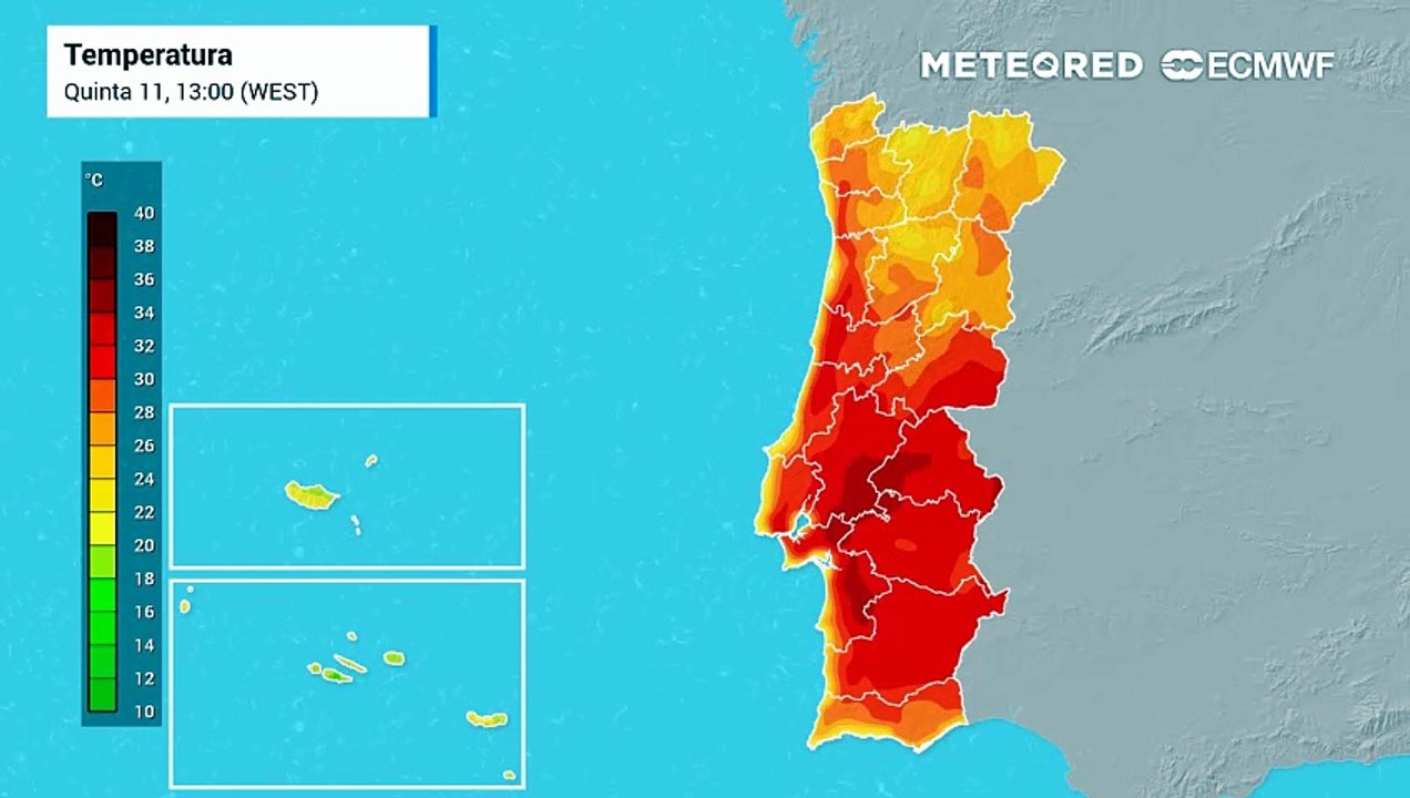 Portugal enfrenta o pico deste episódio de calor: sexta e sábado serão os dias mais quentes