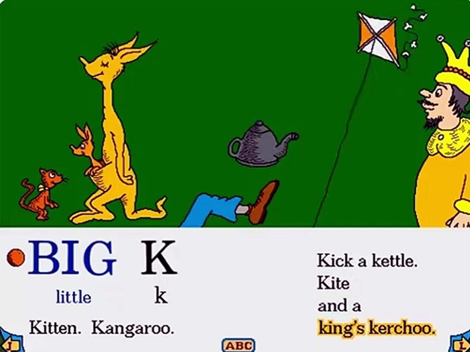 Dr. Seuss's ABC Living Books - Letter K