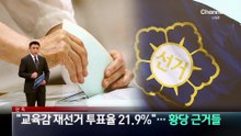 [단독]“교육감 재선거 투표율 21.9%”…황당 근거들