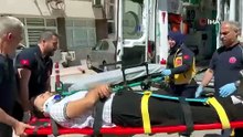Sinop’ta otomobil kapısına çarpan motosikletli yaralandı