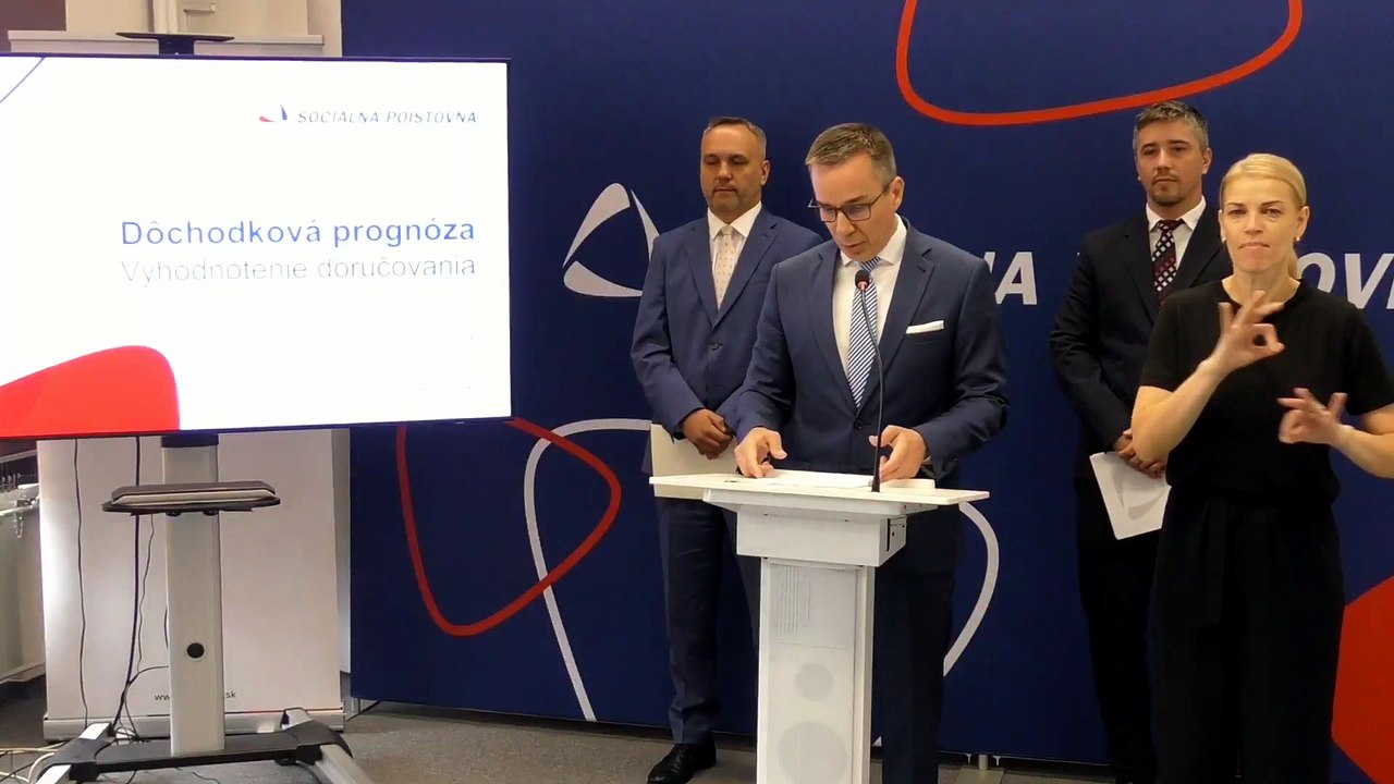 ZÁZNAM: E. Tomáš: Dôchodková prognóza splnila cieľ, záujem ľudí o ich dôchodky sa zvýšil