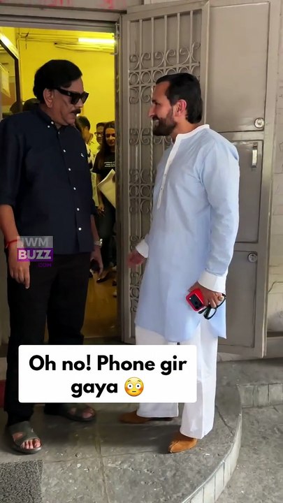 Saif Ali Khan gets snapped at dubbing studio in Bandra