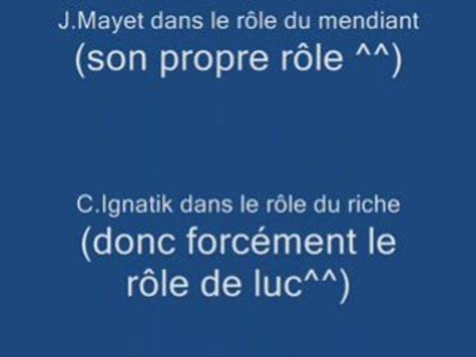 Le riche et le pauvre