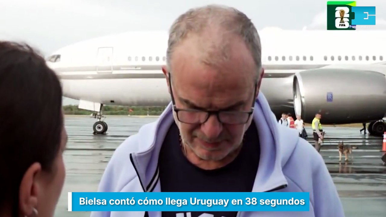 Bielsa contó cómo llega Uruguay en 38 segundos