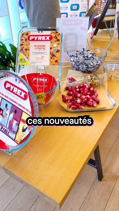 Pyrex sort pleins de nouveautés pour cuisiner...