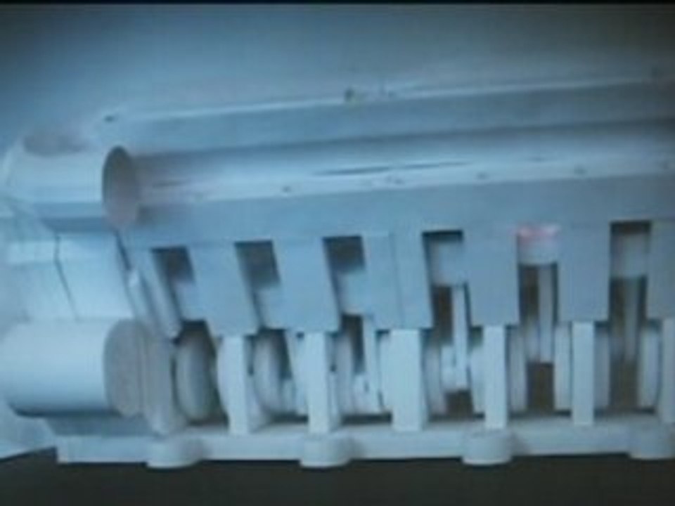 Origami V12 quatre temps moteur, un incroyable livre d'art.