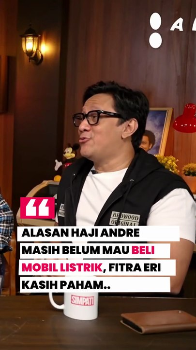 Andre Taulany masih belum mau beli mobil listrik takut gak awet, Fitra Eri kasih paham