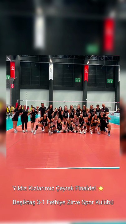 Yıldız Kızlarımız Çeyrek Finalde! ⭐️   Beşiktaş 3-1 Fethiye Zirve Spor Kulübü
