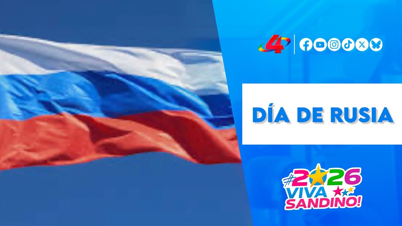 🇳🇮🇷🇺 Nicaragua felicita al Presidente Vladimir Putin por el 36° aniversario del Día de Rusia