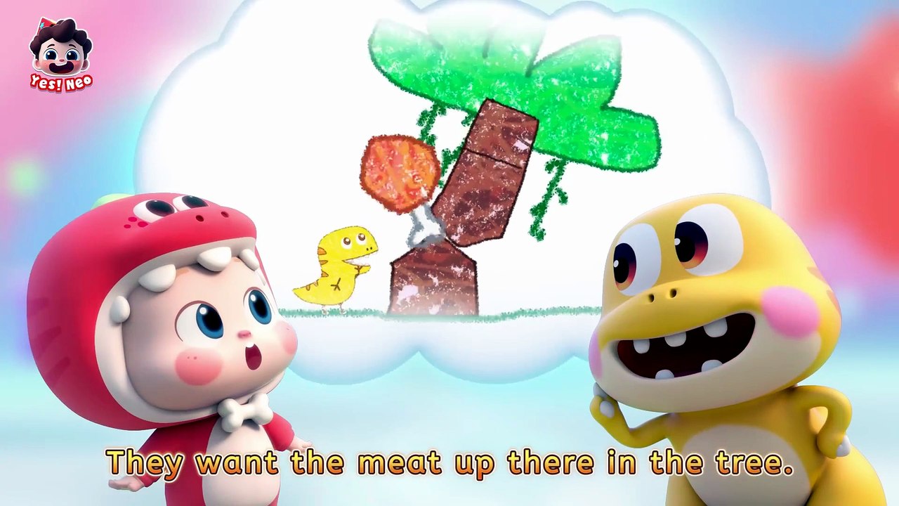 Five Dinos Got Hurt Ambulance - Five Little Monkeys - Kids Songs - Yes!Neo {31}