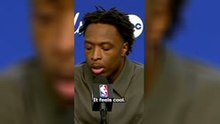 'It feels cool' - Anunoby reacts to his historic Knicks winner