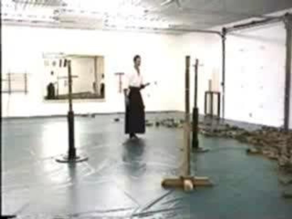 Tameshigiri on three cuts