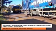 Camiones: advierten que el deterioro de las rutas eleva costos y reduce la seguridad vial
