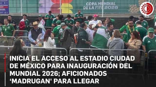Aficionados comenzaron el ingreso al Estadio Ciudad de México