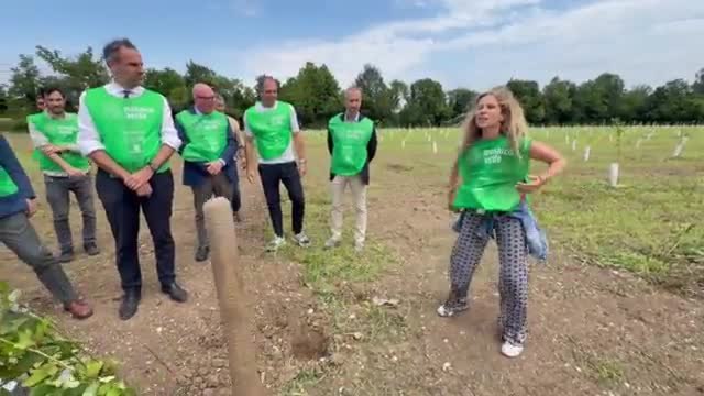 Treviso, il video dei mille nuovi alberi piantati per il parco urbano