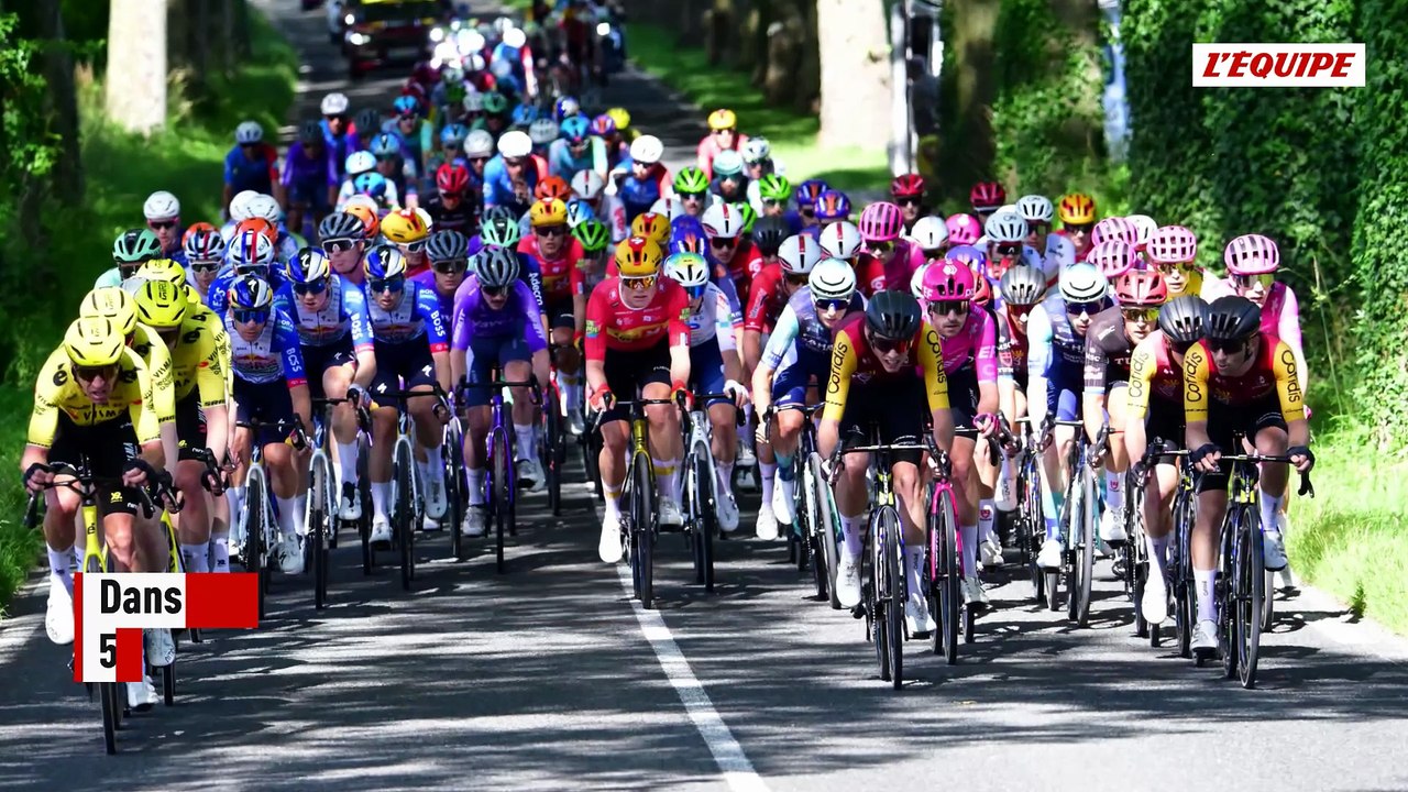 Wout Van Aert vainqueur au sprint de la 5e étape du Tour Auvergne-Rhône-Alpes, Alex Baudin toujours en jaune - Cyclisme - Tour Auvergne-Rhône-Alpes
