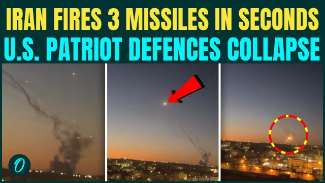 3 Iranian Missiles FOOL U.S Defences RAW FOOTAGE: Iran HUMILIATES U.S Patriot Defences Over Jordan