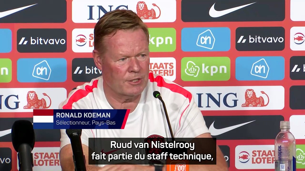 Koeman : "Ruud van Nistelrooy tente de mettre nos attaquants dans les meilleures conditions"