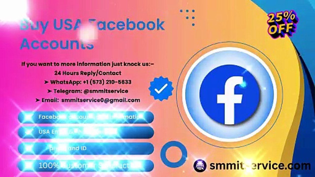 Best 11 site to Buy USA Facebook Accounts New & Aged