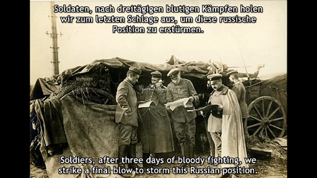 Audio Image – The storming of a Russian position, June 9, 1915 [English subtitles]